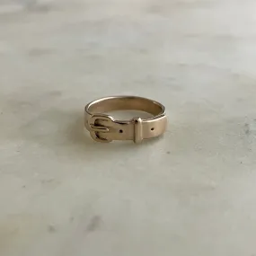 14K GOLD BELT RING