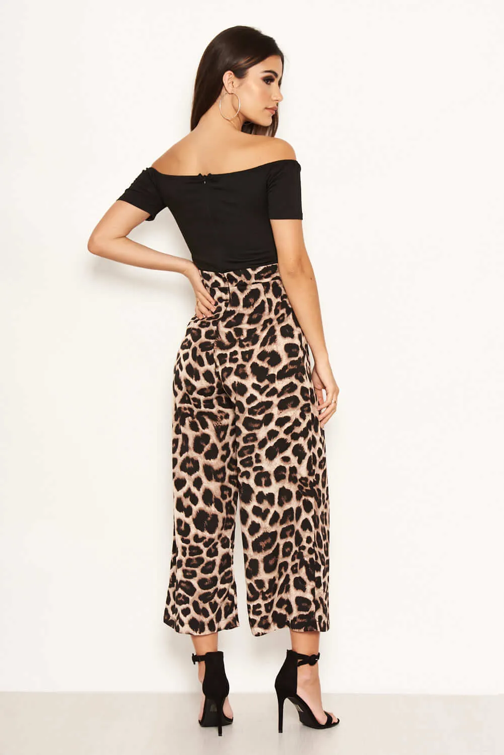 2 in 1 Leopard Print Jumpsuit