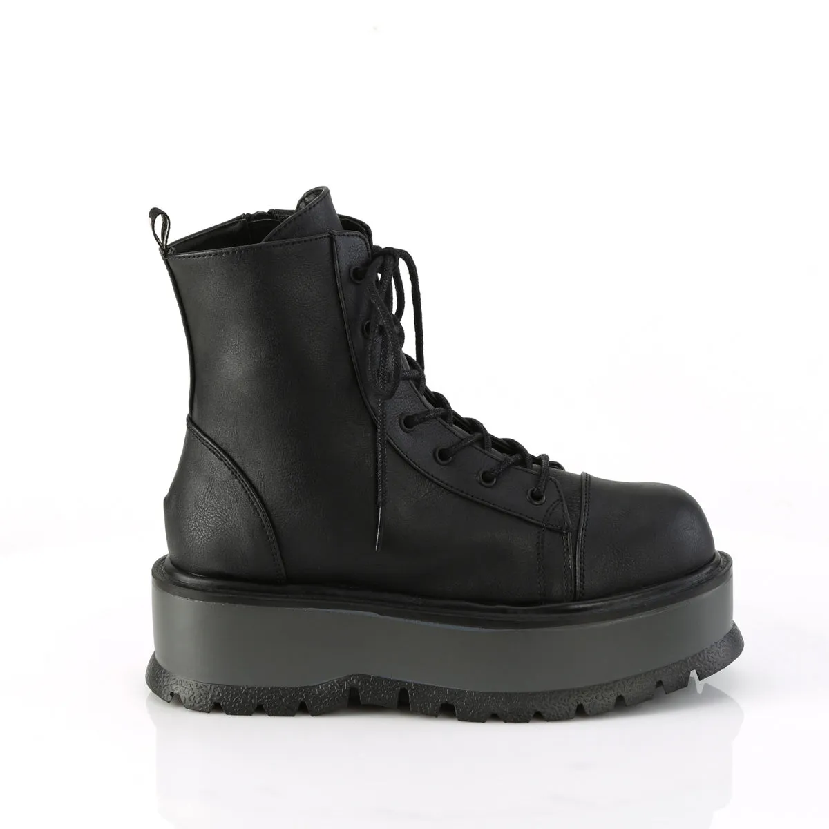 2 Inch Platform SLACKER-55 Black Pu