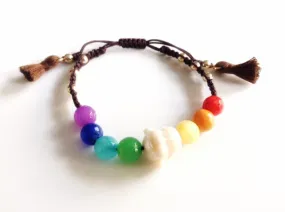 7 Chakra Bracelet - Happy Buddha Bracelet -  Energy Meditation Bracelet