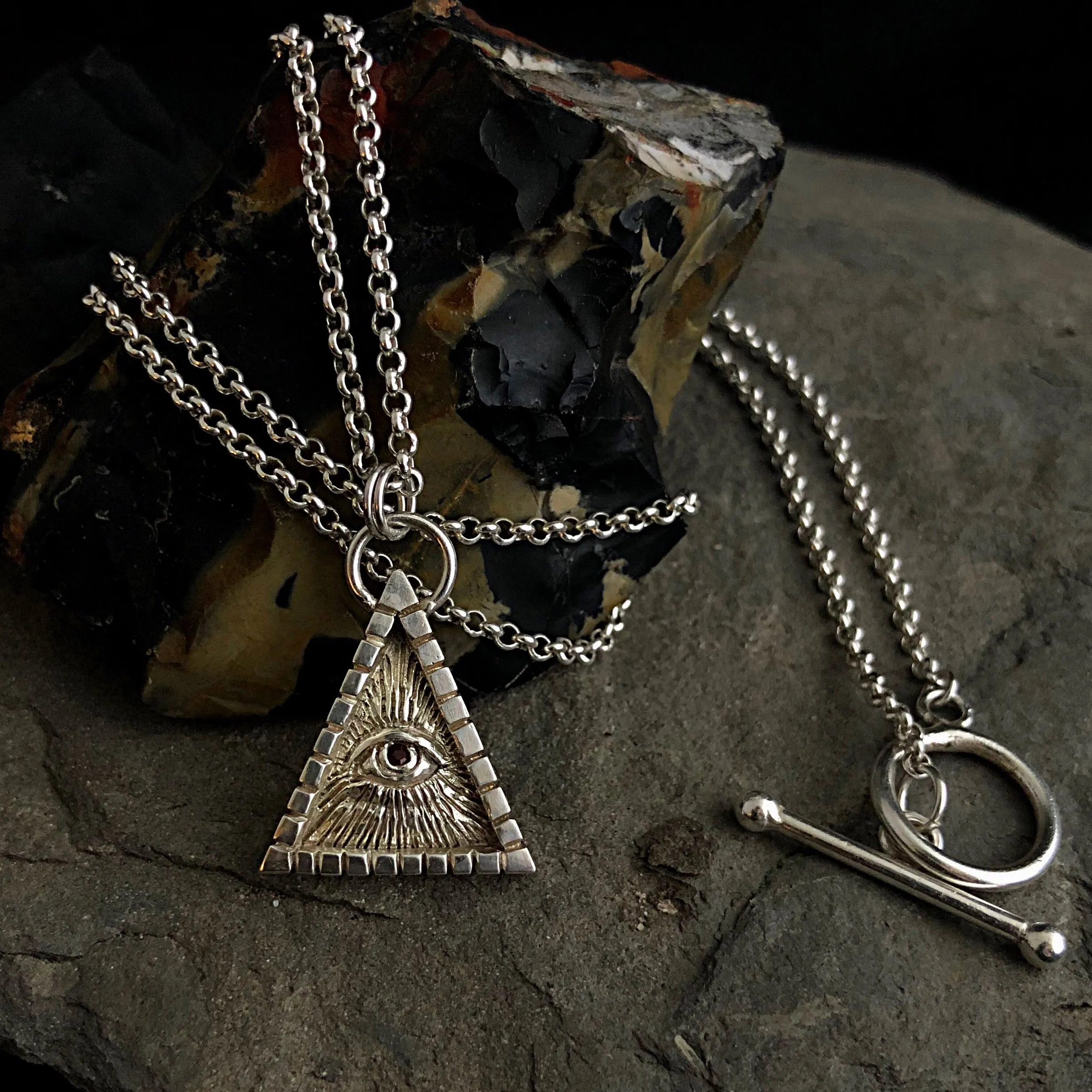 925 Silver Illuminati Pendant