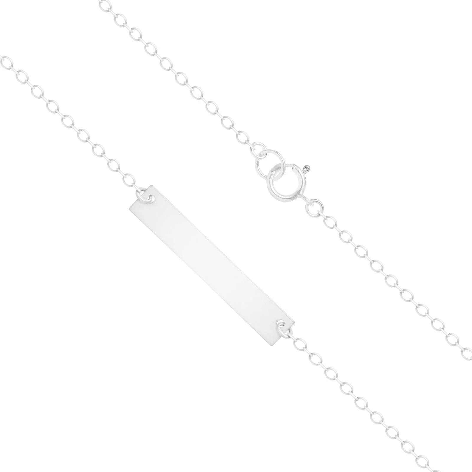 925 Sterling Silver Personalized Vertical Bar Necklace ~ Custom Engraving Service ~ Names, Date, Initials, Locations, Birthday