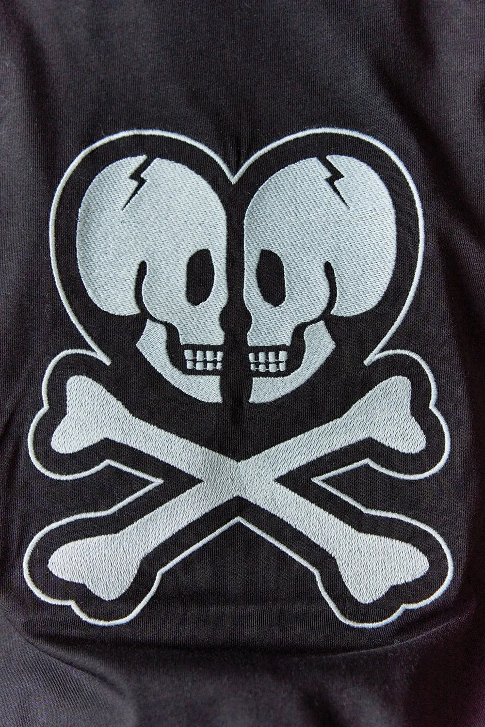 A Heart Of Skulls Oversized T-shirt