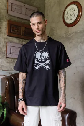 A Heart Of Skulls Oversized T-shirt