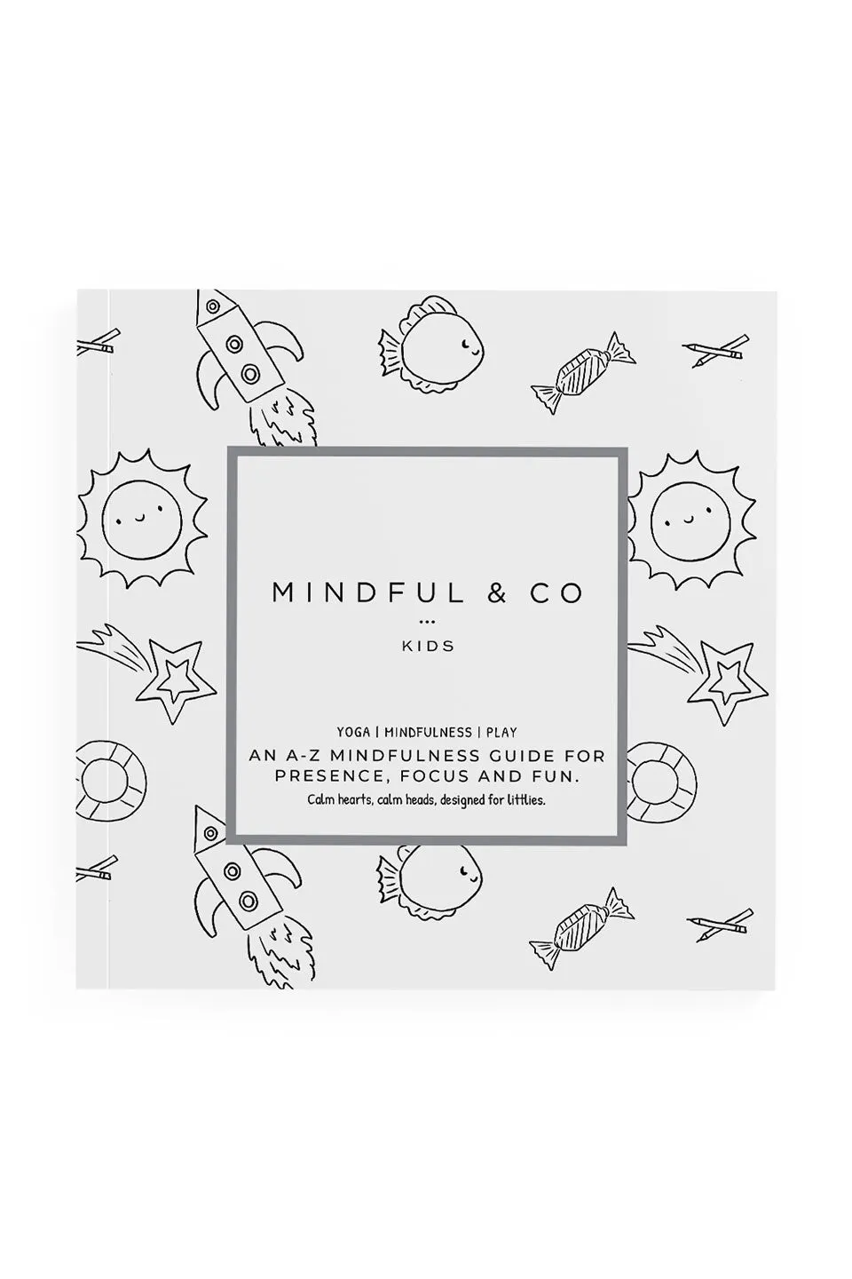 A-Z of Mindfulness Grey Colouring Book