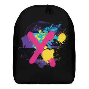 Abstract Series 01 Minimalist Backpack Black