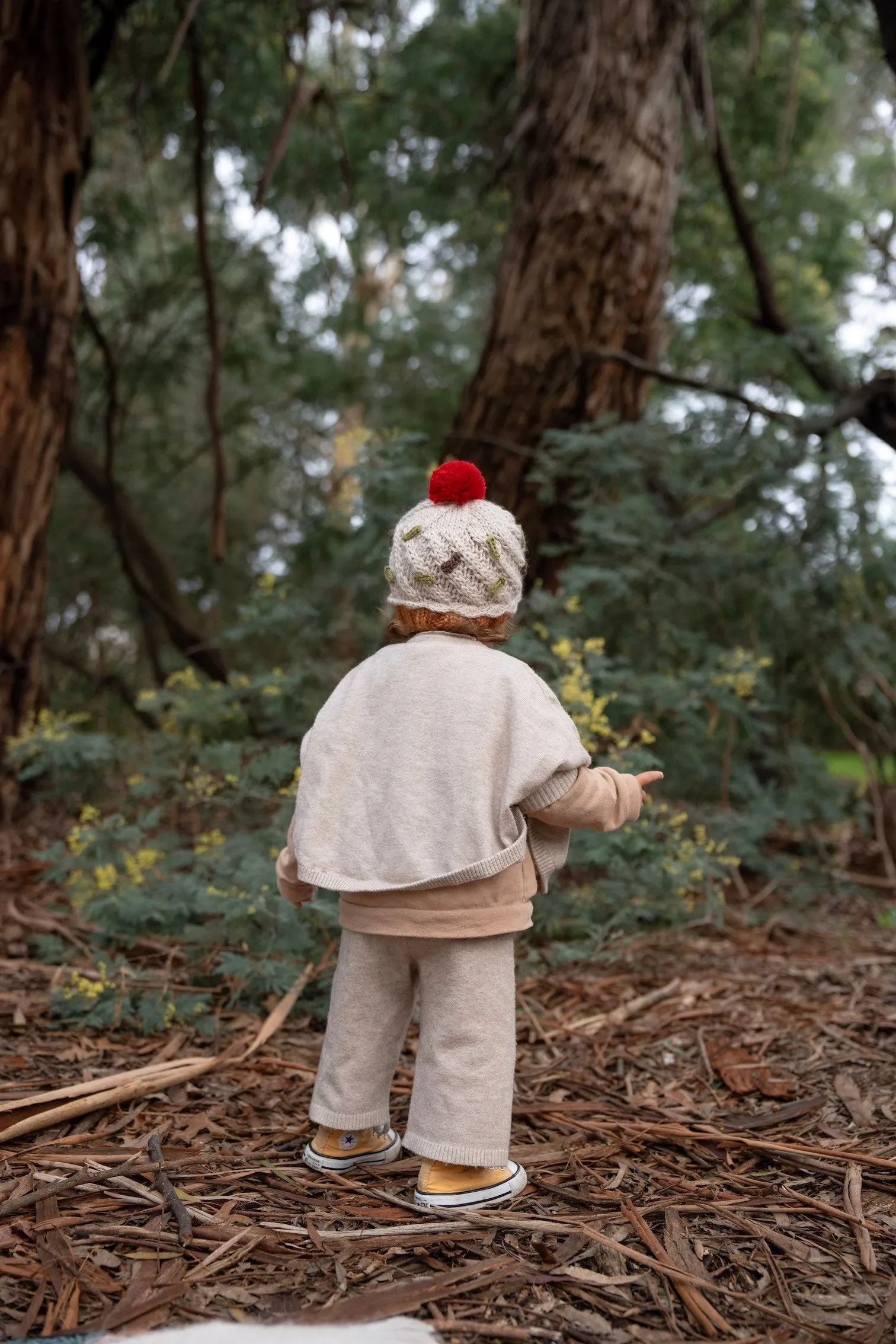 Acorn Cupcake Beanie - Green