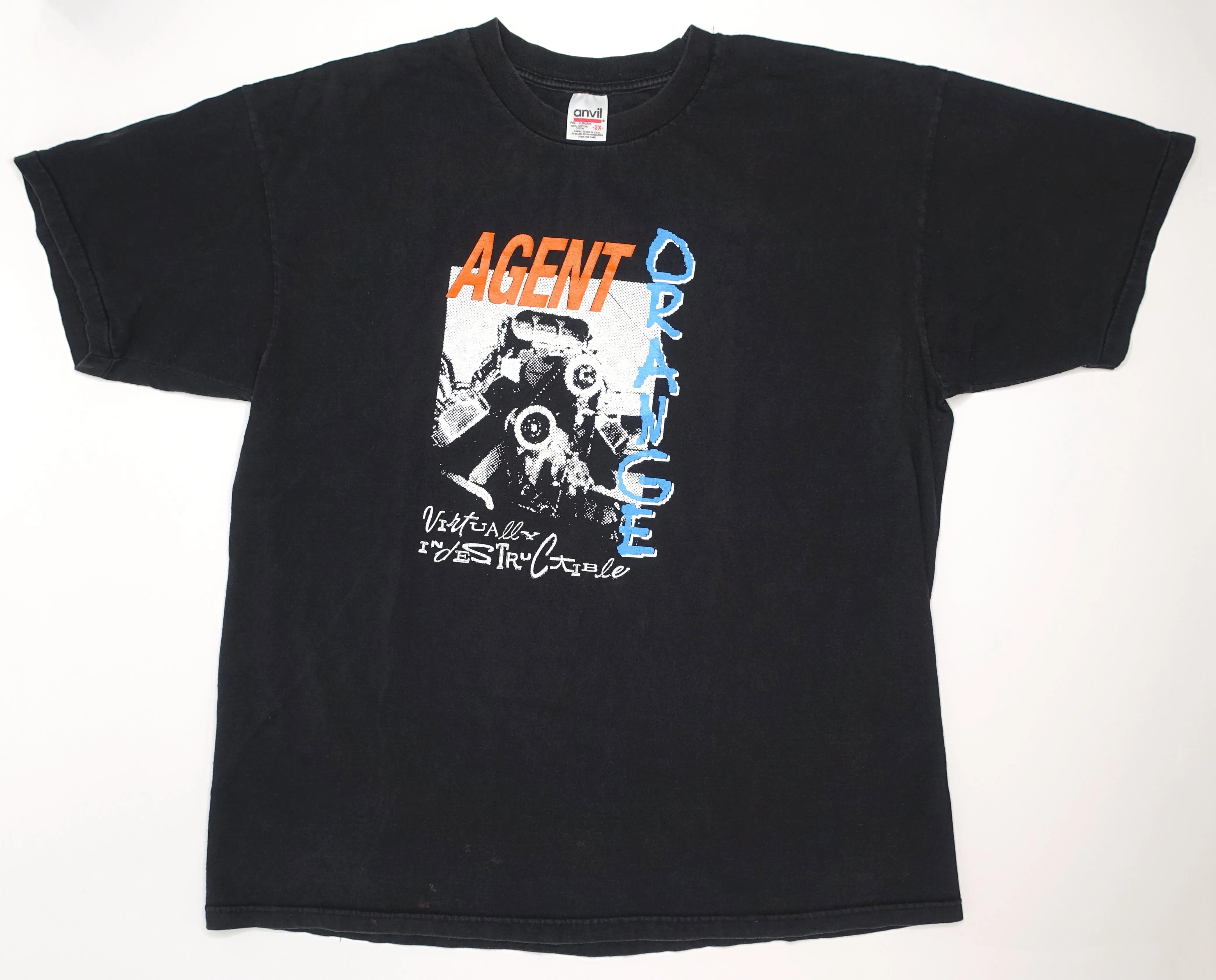 Agent Orange - Virtually Indestructable 90's Tour Shirt Size XXL