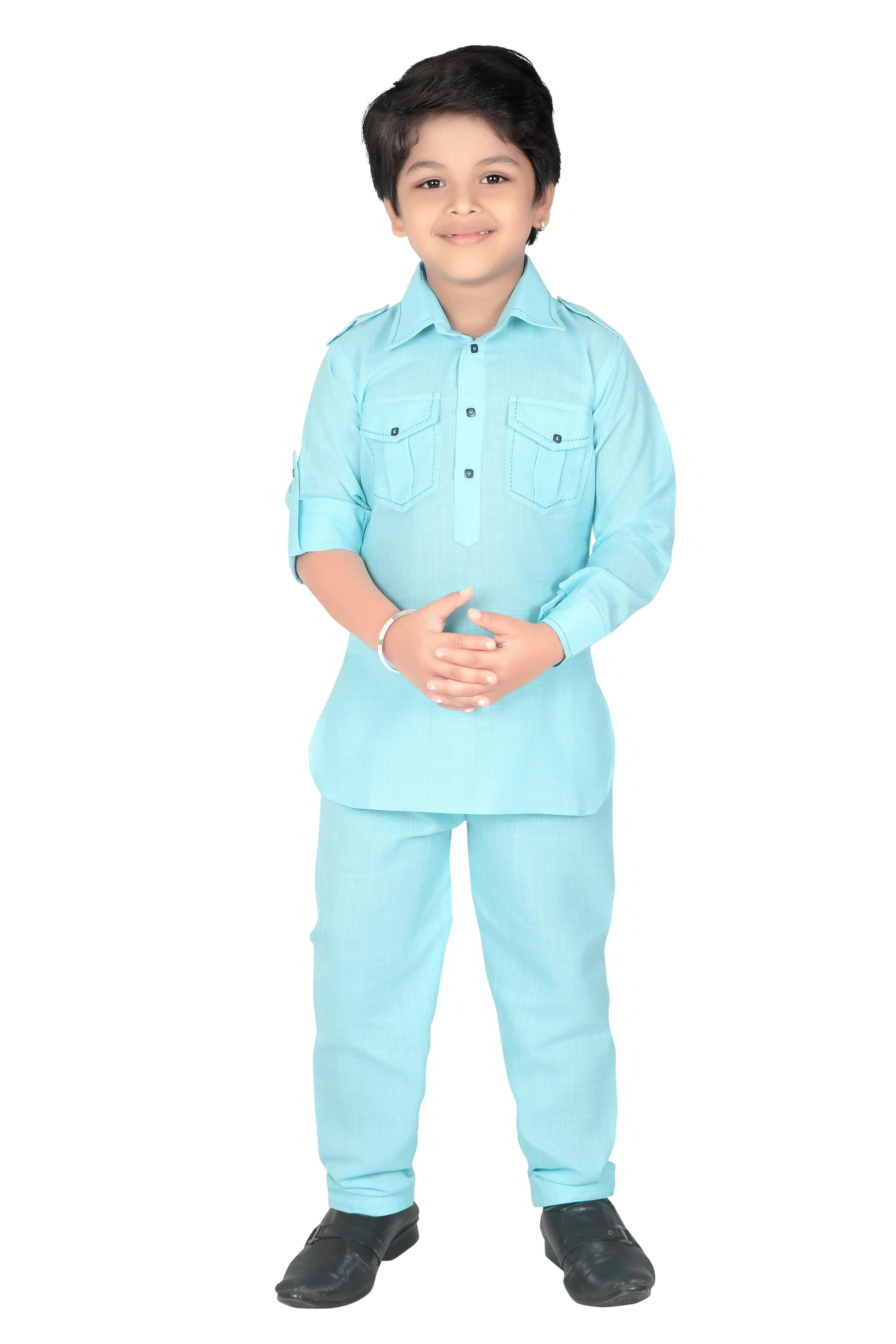 Ahhaaaa Ethnic Kurta and Payjama (Pathani Suit) For Boys