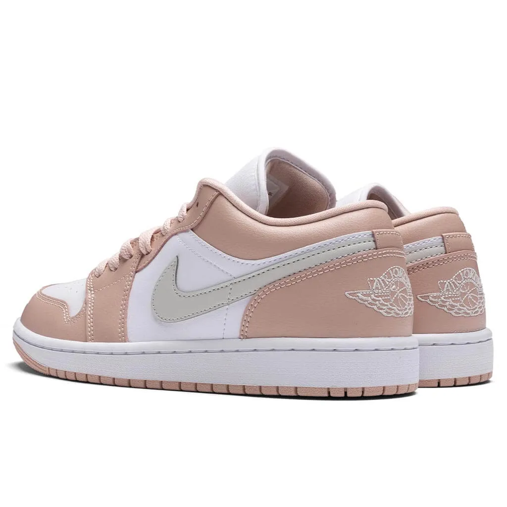 Air Jordan 1 Low Women's - White/Light Bone/Particle Beige