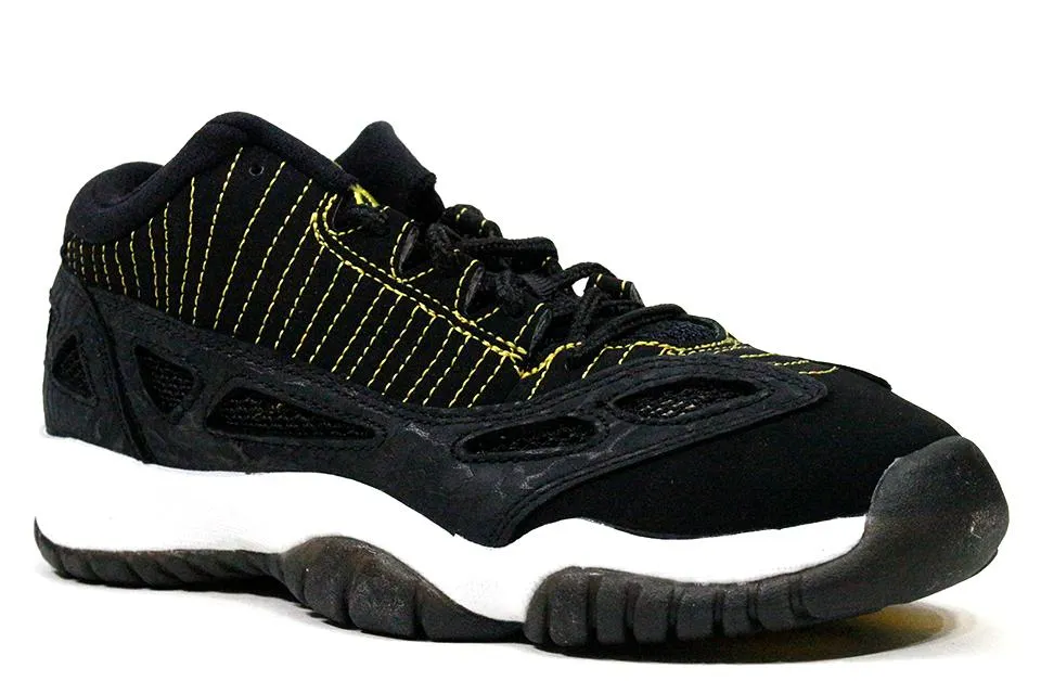 Air Jordan 11 IE Retro Low "Black/Zest-White" GS