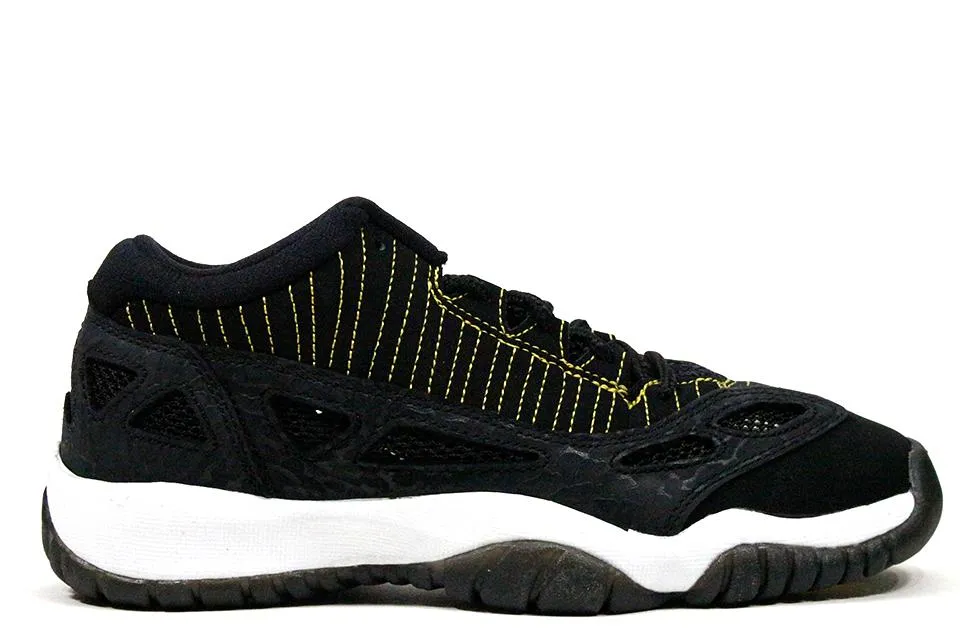 Air Jordan 11 IE Retro Low "Black/Zest-White" GS