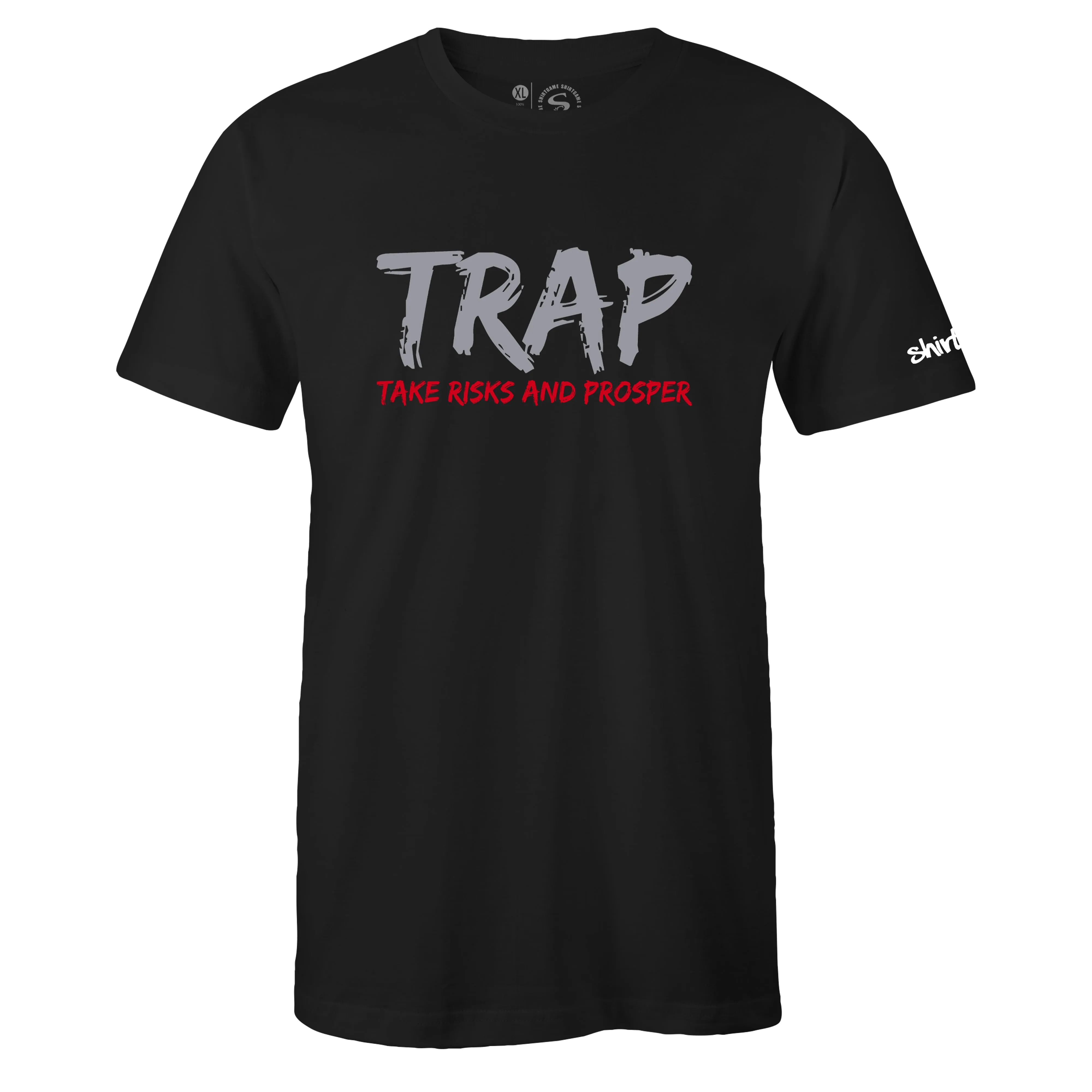 Air Jordan 2 Retro Black Cement Inspired Crew Neck TRAP T-shirt