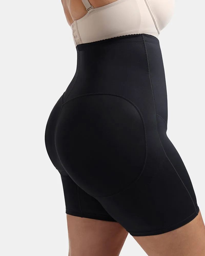 AirSlim® High Waisted Butt Lifter Shorts with 2 Steel Bones