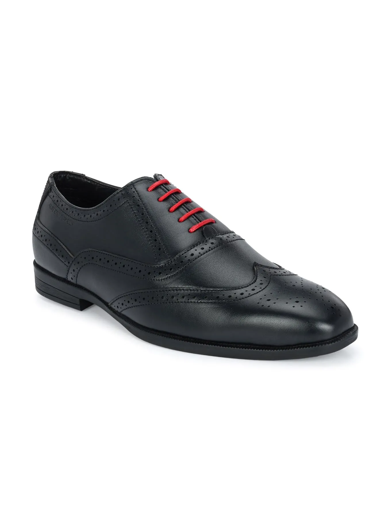 Alberto Torresi Genuine Leather Black Formal Brogue Shoes