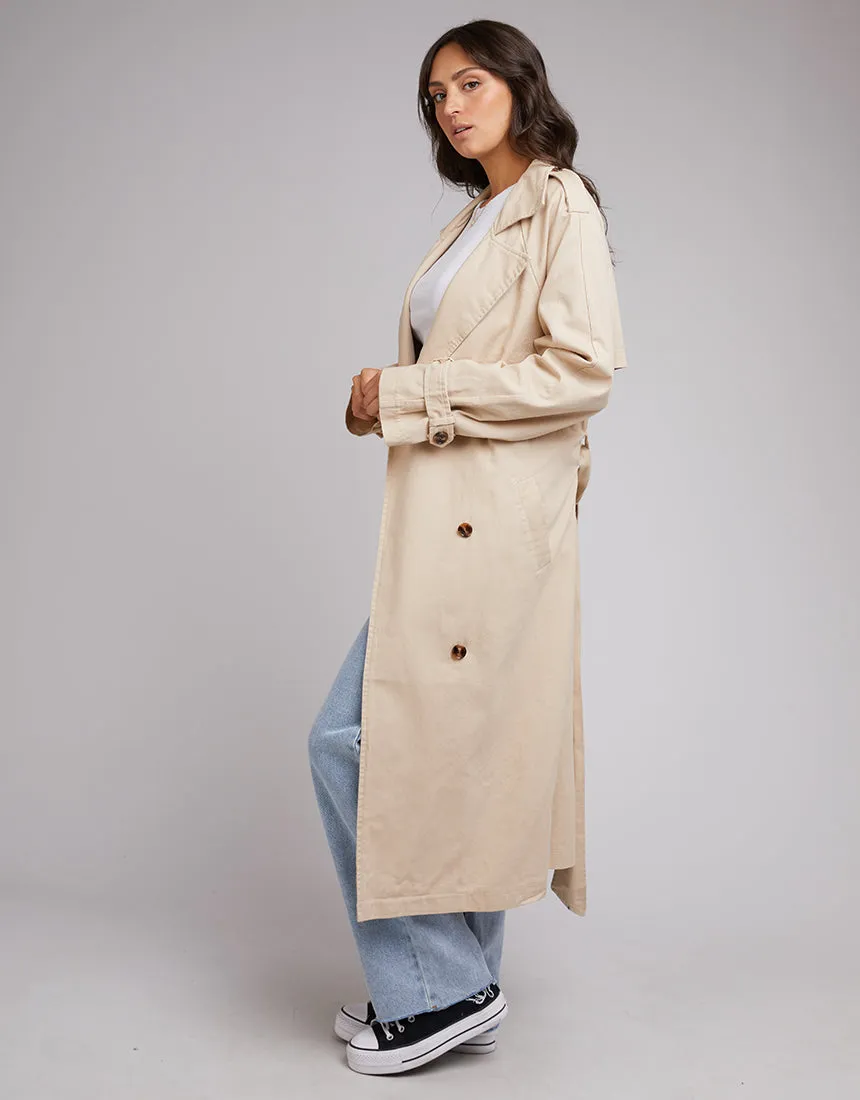 All About Eve Trench Coat Tan