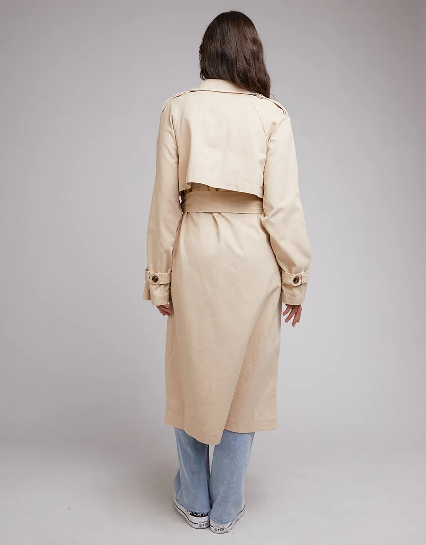 All About Eve Trench Coat Tan