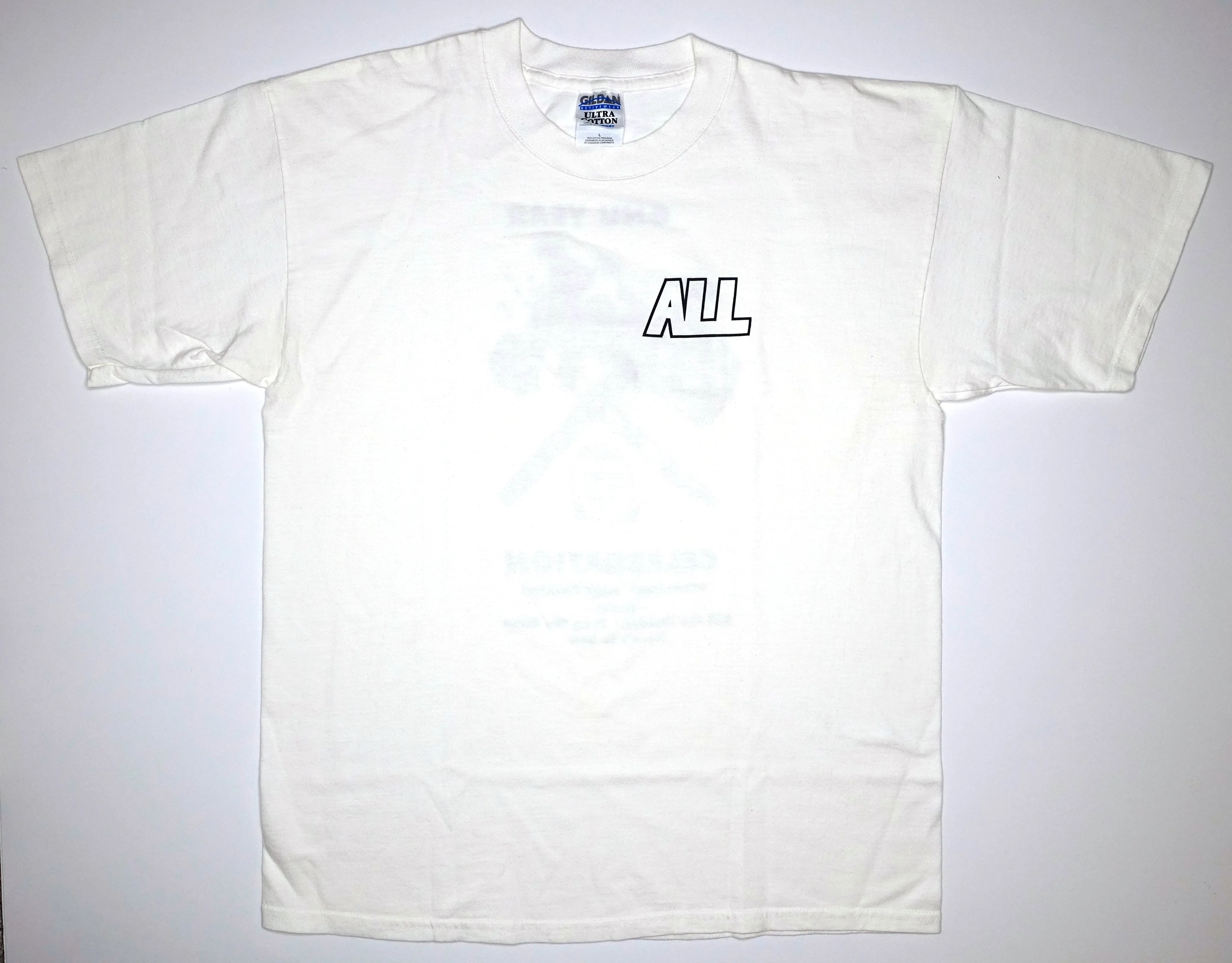 ALL - Gnu Year 1999 Tour Shirt Size Large