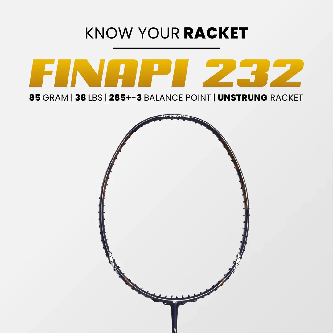 Apacs Finapi 232 Badminton Racket (Unstrung)