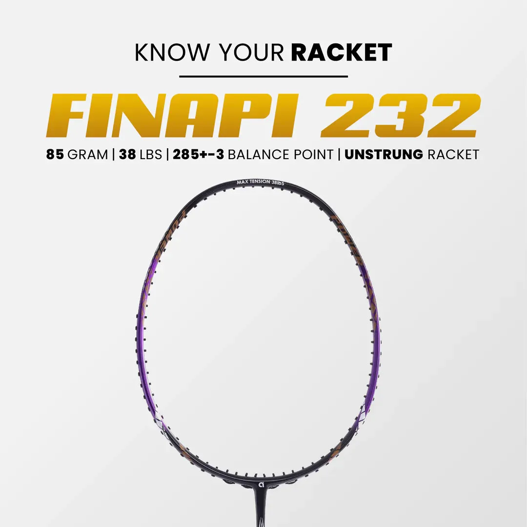 Apacs Finapi 232 Badminton Racket (Unstrung)