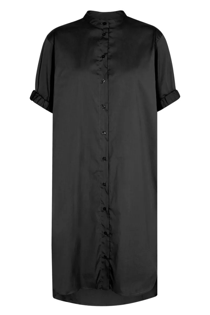 Arleth SS Shirt Dress | Black | Kjole fra Mos Mosh