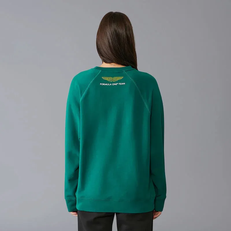 Aston Martin F1 Lifestyle Logo Sweatshirt - Green/White