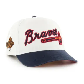 ATLANTA BRAVES COOPERSTOWN WORLD SERIES DOUBLE HEADER SCRIPT '47 HITCH