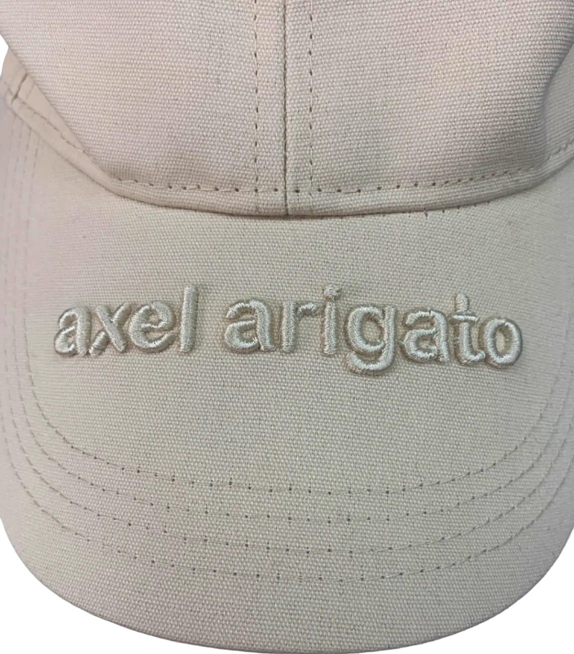 Axel Arigato Beige Exist Embroidered Logo Cap Onesize