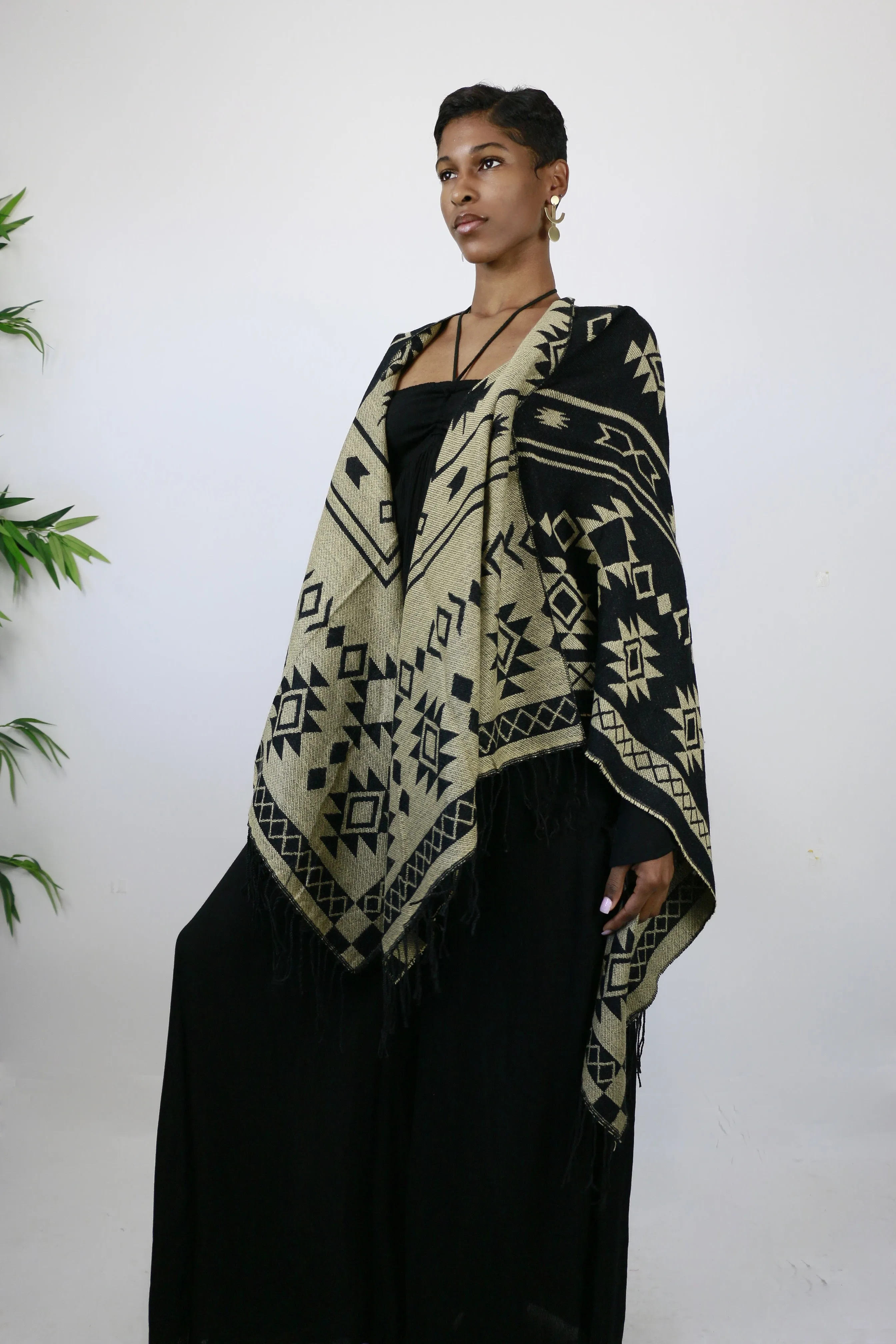 Aztec Reversible Shawl