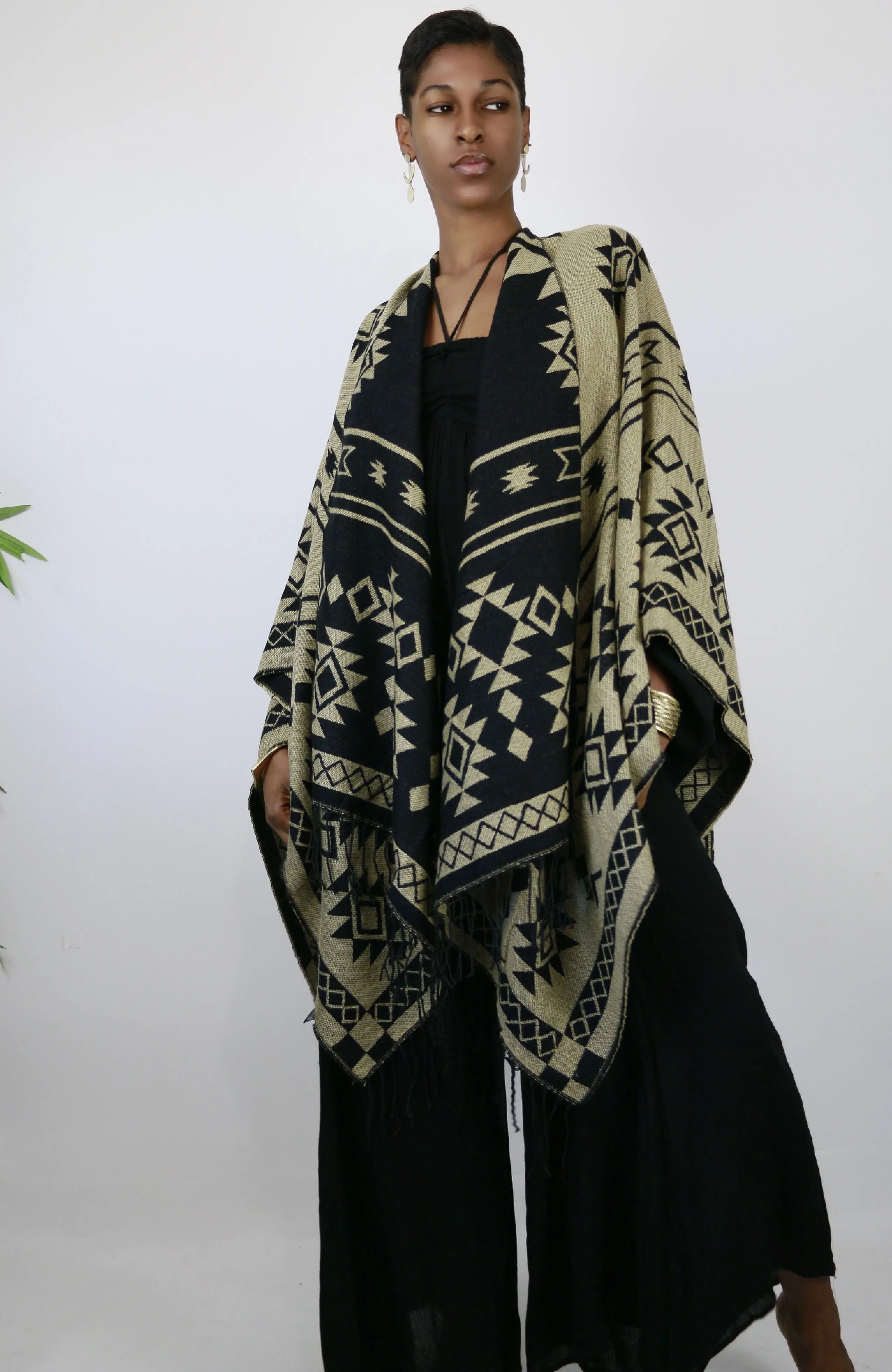 Aztec Reversible Shawl