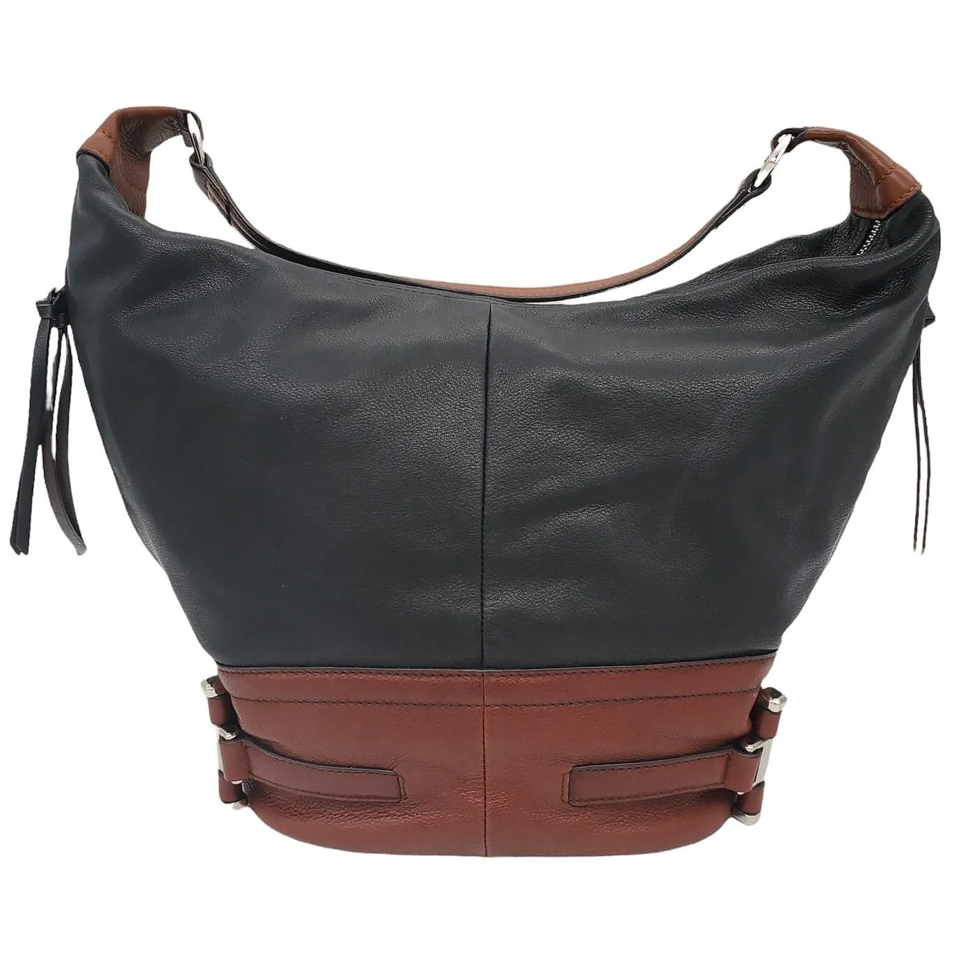 B. MAKOWSKY Hobo Purse, Shoulder Bag - Black & Brown