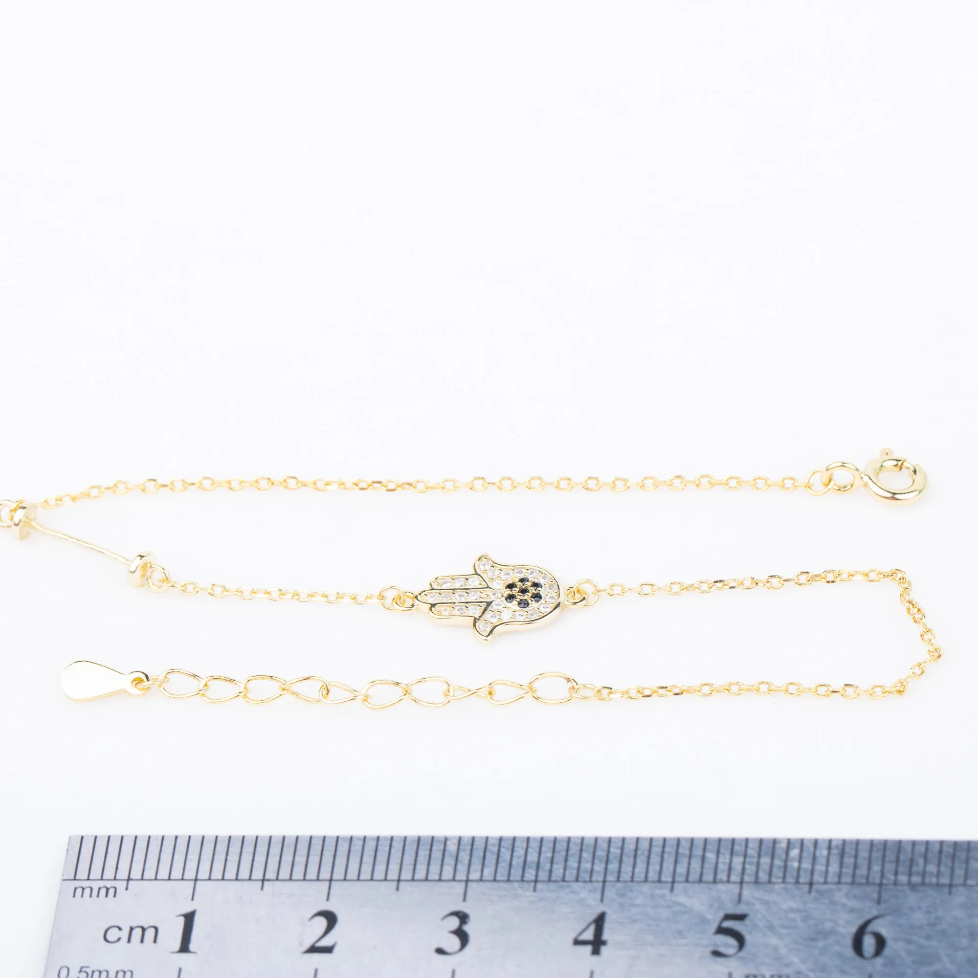 b010197 DIY 7-8mm Natural Freshwater pearl bracelet accessory 925 sterling silver adjustable chain bracelet for women