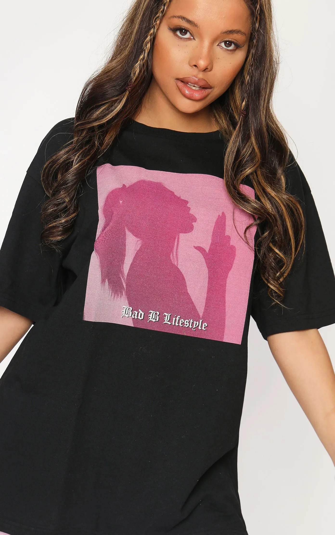 Bad B Lifestyle Silhouette Black  T-Shirt