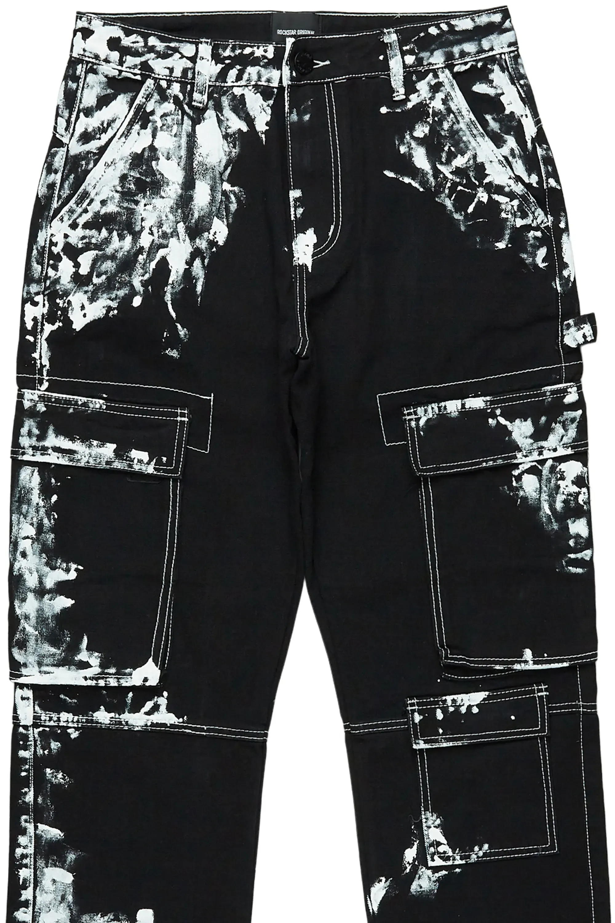 Baha Black Painter Baggy Cargo Jean