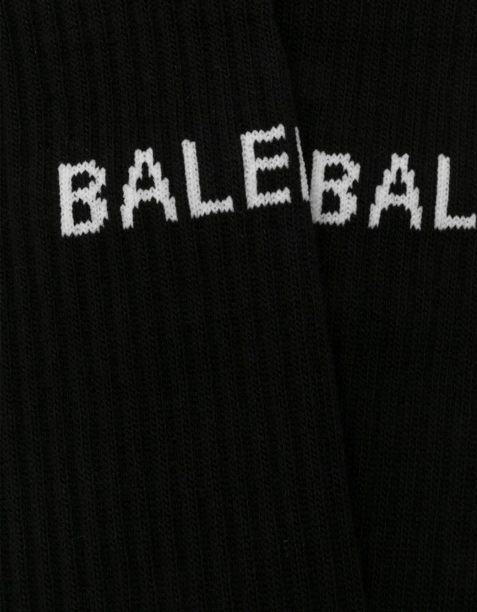 Balenciaga Black Logo Intarsia Socks