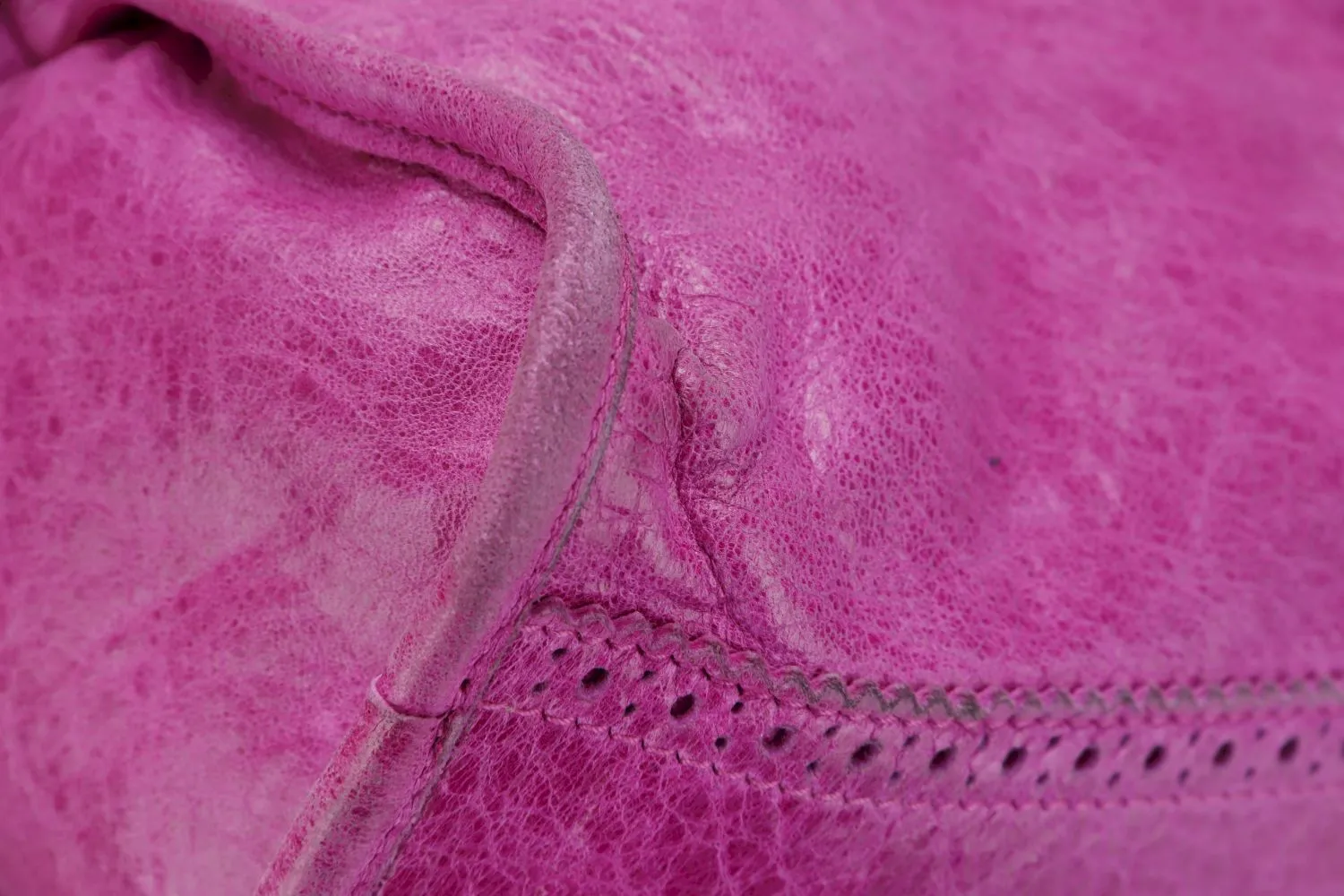 Balenciaga Giant City, Fuchsia Color, Calf Leather