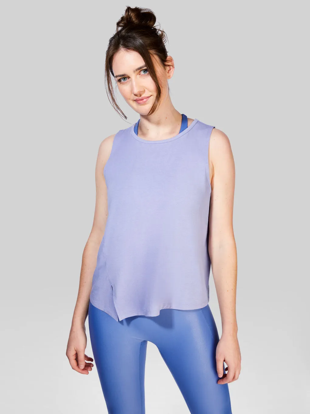 BARRY'S PERIWINKLE TWISTED SEAM TANK