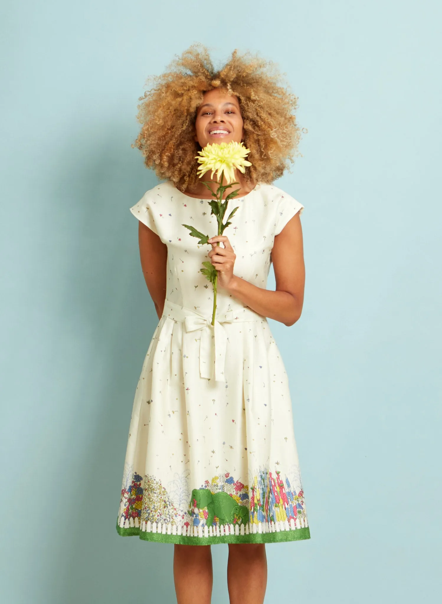 Beatrice Dress - Ivory Chelsea Flower Show