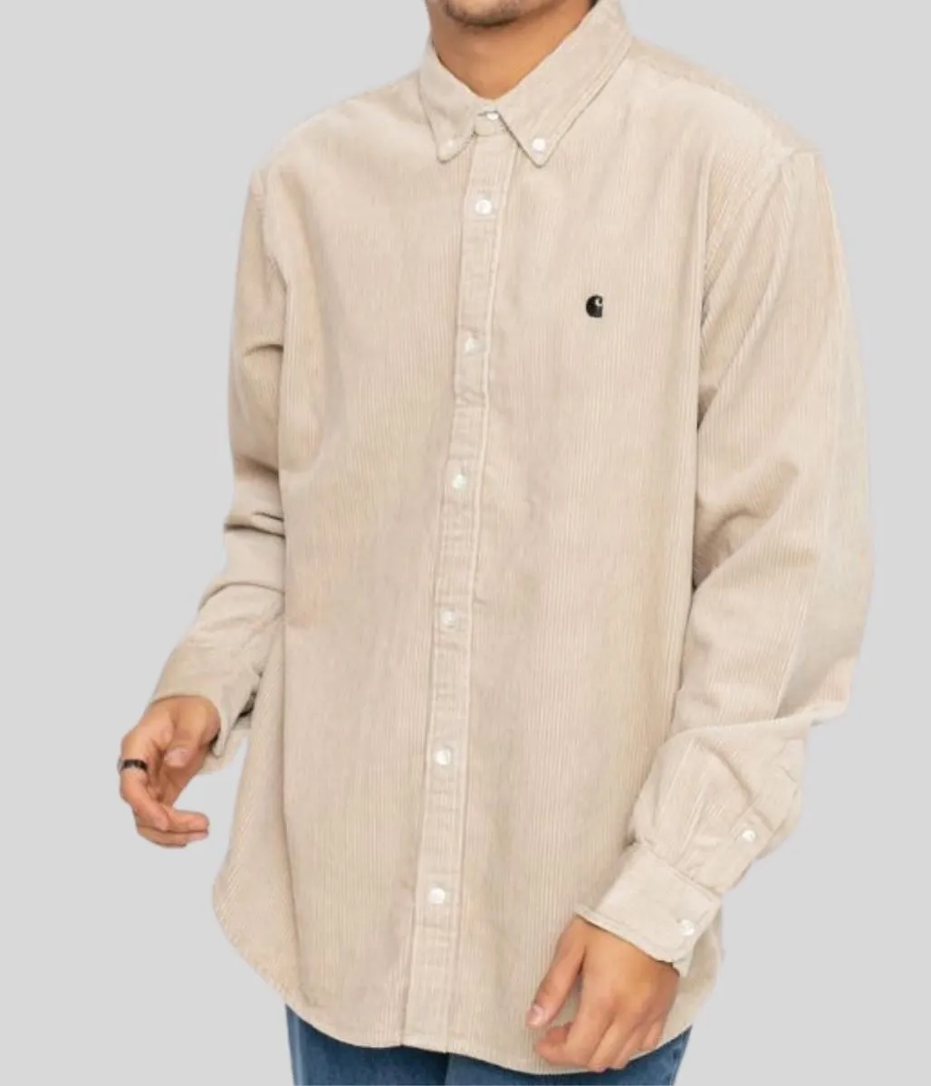 Beige Madison Cord Shirt