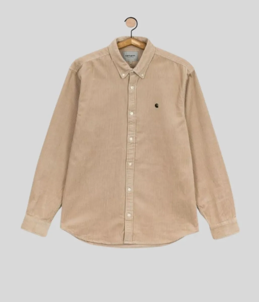 Beige Madison Cord Shirt