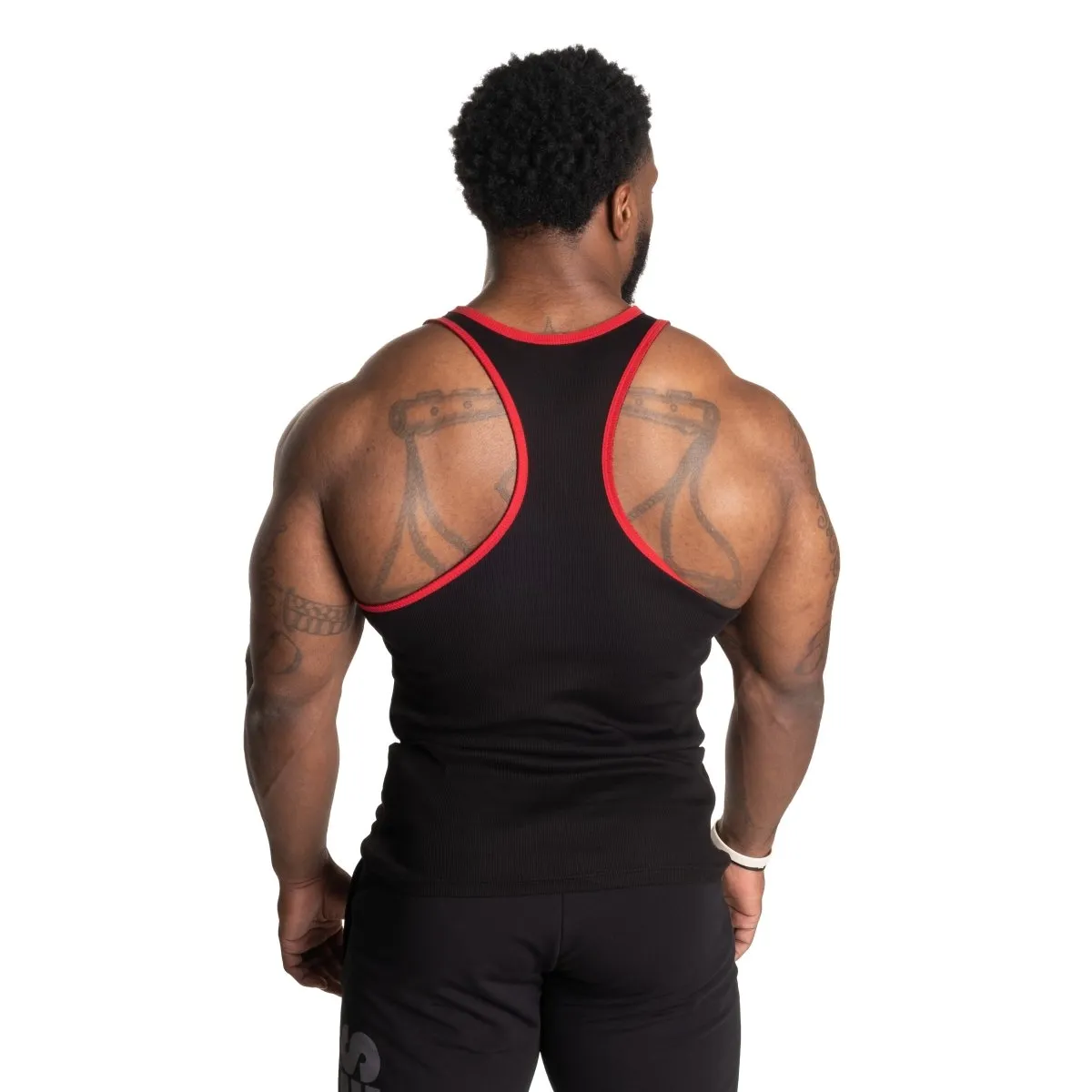 Better Bodies Dumbbell T-Back - Black/Red