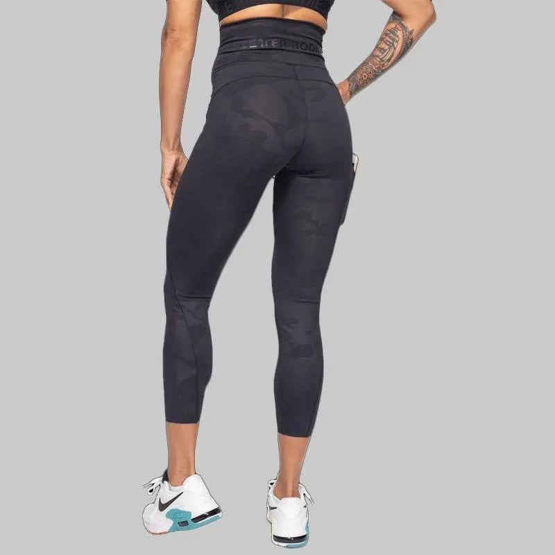 Better Bodies High Waist Leggings -  Black Camo