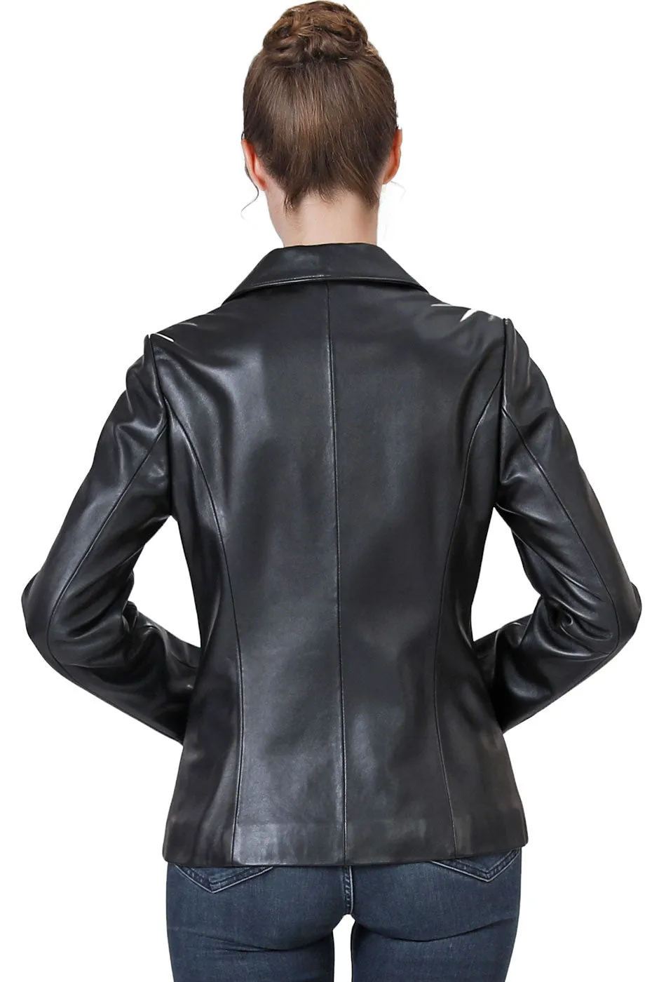 BGSD Women Lucy Lambskin Leather Jacket