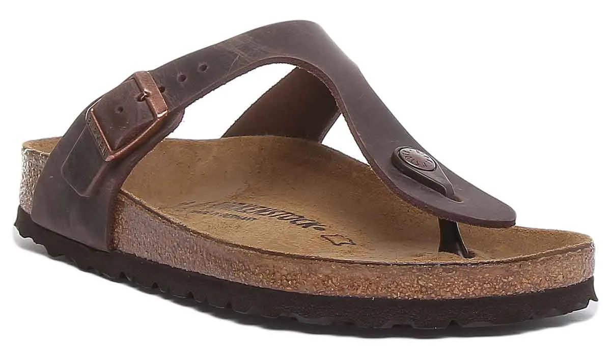 Birkenstock Gizeh In Brown | Regular Fit