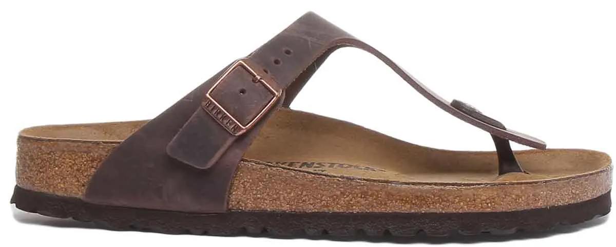 Birkenstock Gizeh In Brown | Regular Fit