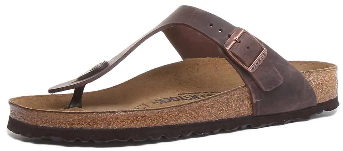 Birkenstock Gizeh In Brown | Regular Fit