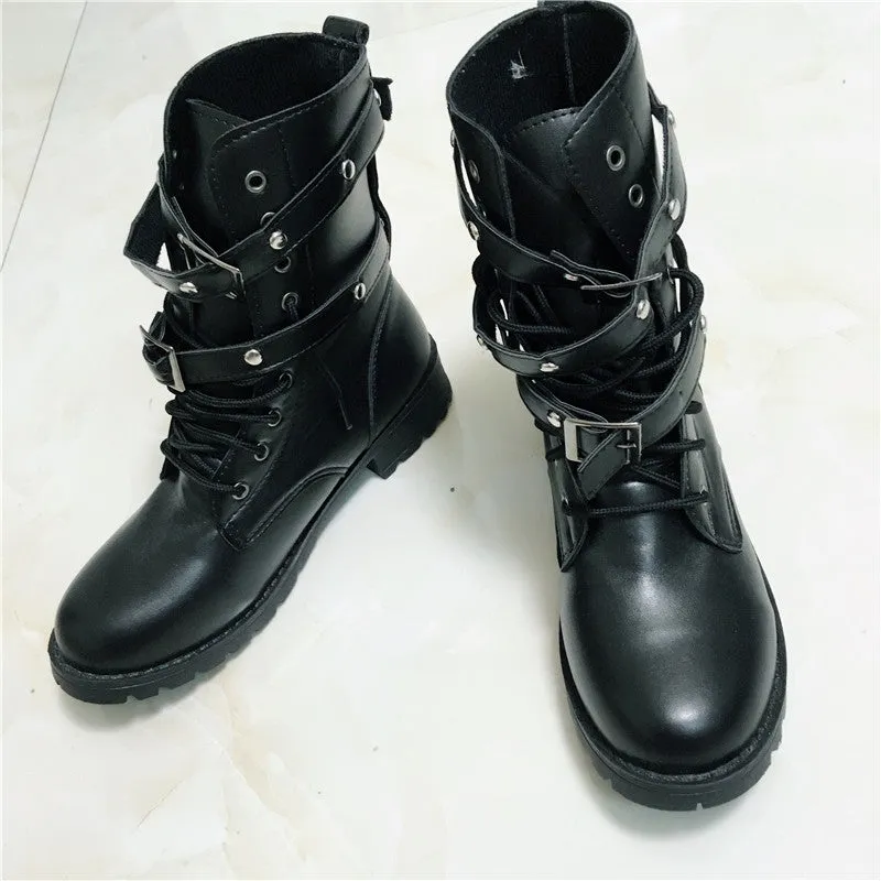 Black boots  KF25029