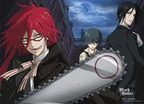 Black Butler: Grell Chainsaw Wall Scroll