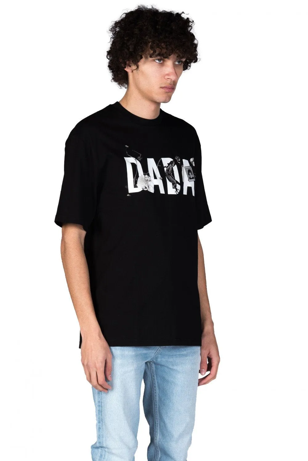 Black Logo Embroidered T-shirt