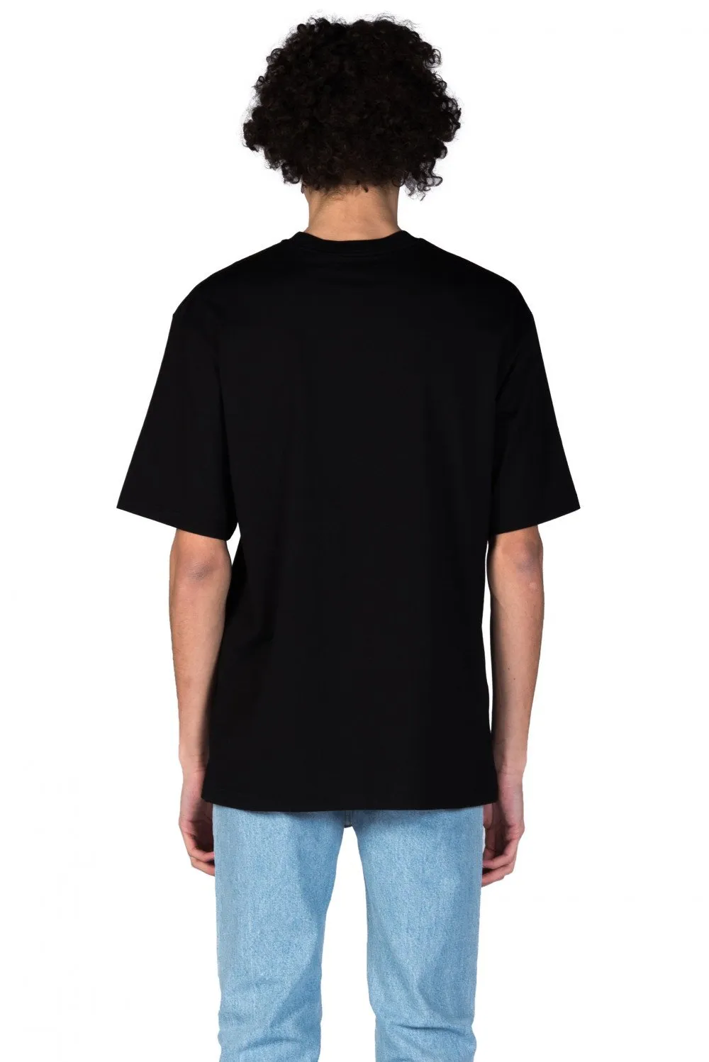 Black Logo Embroidered T-shirt